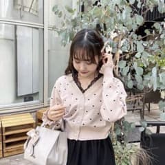 evelyn ハートフリルカーデのサムネイル