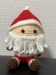 ハンドメイド あみぐるみ サンタクロースのサムネイル