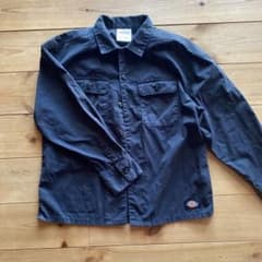 Dickies 黒 長袖コットンシャツ140のサムネイル