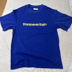 thisisneverthat ロゴプリント Tシャツ M 青のサムネイル