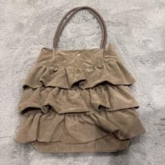 grove フリル ハンドバッグ ベージュのサムネイル