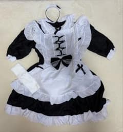 メイド服 コスプレ衣装 ブラック×ホワイトのサムネイル