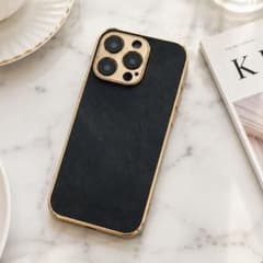 iPhone15Proケース ラグジュアリー ゴールドフレームのサムネイル