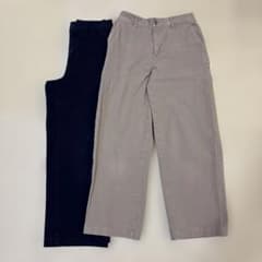 無印良品　ストレッチチノワイドパンツ　Sサイズのサムネイル