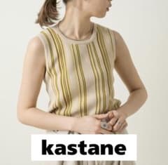 kastane マルチストライプニットタンクのサムネイル