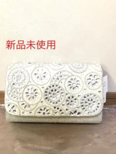 【新品】【最終】UNITEDARROWSgreenlabelビーズクラッチバッグのサムネイル