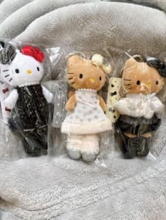 【新品未開封】ハローキティ スタイルアップマスコット 全3種フルコンプセットのサムネイル