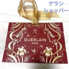 GUERLAIN ショップ袋 ショッパー レッド ゴールド ゲラン - メルカリ