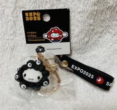サンリオ ミャクミャク 黒 キーホルダー シナモンロール 万博 2025