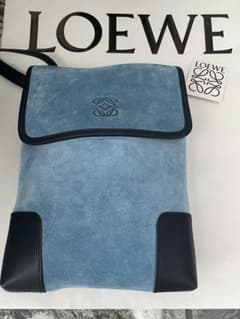 極美品】LOEWE アナグラム フラップ ショルダーバッグ スエード - メルカリ