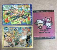 ONE PIECE 下敷き 3枚セット まとめ売りのサムネイル