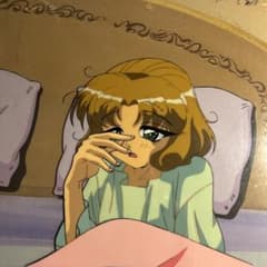 CLAMP「魔法少女レイアース」鳳凰寺風セル画＋直筆背景 カード 