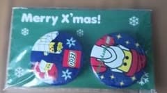 LEGO 缶バッジ 2個セット　クリスマスのサムネイル