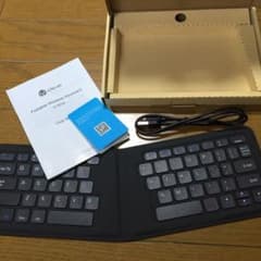 たお様専用 スマホ、ワイヤレスキーボード USB 薄型IC-BK06のサムネイル