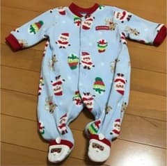 カーターズ  0〜3ヶ月 クリスマス サンタさん ロンパースのサムネイル