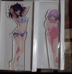 宝多六花、新条アカネ 水着 特大アクリルスタンド グリッドマン
