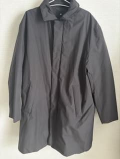 H&M 撥水防風 ステンカラーコート ブラックのサムネイル