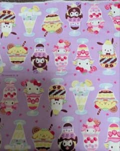 サンリオパフェ　オックス生地　108✕50のサムネイル