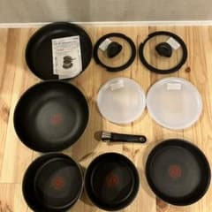 【新品】T-fal ティファール　ガス火　10点　ロイヤルブルーのサムネイル