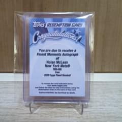 Nolan McLean Topps Finest Redemption