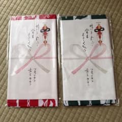 ドリカム　アタックマン アックスウーマン 手ぬぐい 2枚セットのサムネイル