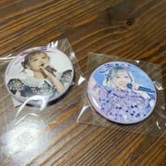 나카가와 루나 스키쿠지 캔 배지 2종 세트