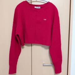 COCO DEAL クロップド丈ケーブルニットのサムネイル
