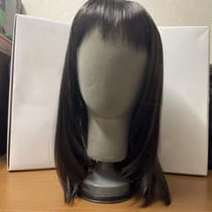 新品 レディース ミディアム ウィッグ ダークブラウンのサムネイル