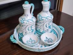L*o様 CECCONI ORVIETO イタリア製 ハンドメイド陶器 調味料入のサムネイル