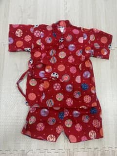 【美品】にほんせい じんべい レッド 95サイズのサムネイル