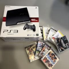 SONY PS3 160GB チャコールブラック 本体、ソフト9本セット - メルカリ
