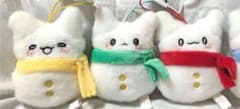 Sanrio　サンリオ　はなまるおばけ　ゆきだるまるまるマスコット