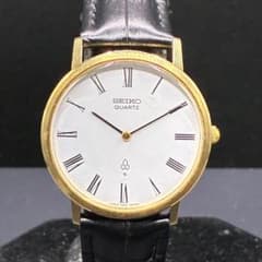 電池交換済 セイコー SEIKO QZ 7020-0010 ローマン ホワイト - メルカリ