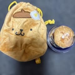 ポムポムプリン 巾着 ポーチ マスコット セットのサムネイル