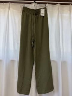 LEPSIM ワイドパンツ カーキ　未使用品のサムネイル