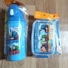 トーマス　直のみ水筒　弁当箱　箸　セットのサムネイル