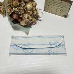 カトラリーケース【裏撥水】ちょうちょ リボン オレンジ☆ハンドメイド カトラリーケース【裏撥水】リボン 水色☆ハンドメイド - メルカリ