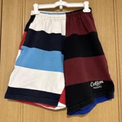 コットン柄パン Lサイズ ラグビー - メルカリ