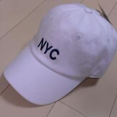 NYCロゴキャップ★人気のホワイト♪★新品★のサムネイル