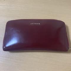 AETHER エーテル コードバン ディアマン 長財布 クラシックレッド