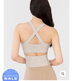 ま*こ様 ゼクシィミックス　クロス&スリット入り バックコンシャス ブラトップのサムネイル