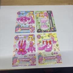 アイカツ ピンクステージ衣装カード 4枚セットのサムネイル