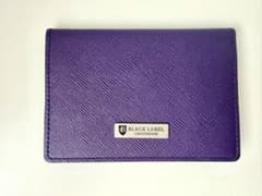 BLACK LABEL CRESTBRIDGE 名刺入れ パープル
