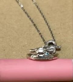 シナモロール リング ネックレスセット シルバー925刻印 - メルカリ