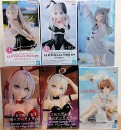 プライズ　フィギュア　まとめ売りセット □ プライズフィギュア各種 まとめ売り6個セット - メルカリ