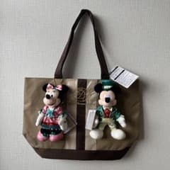 新品未使用】ぬいぐるみバッジ トートバッグ ディズニーランドホテル