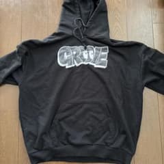 GROOVE グラフィック プルオーバー パーカー ブラックのサムネイル