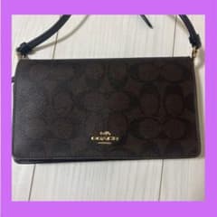 COACH ブラウン ショルダーバッグのサムネイル