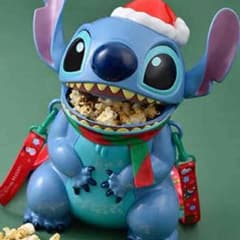 美品 2015クリスマス限定 ポップコーンバケット スティッチ Disneyのサムネイル