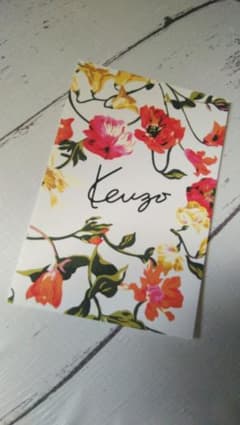KENZO flyer postcard